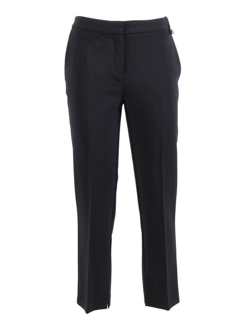 Elisabetta Franchi Slim Fit Straight Leg Straight-Leg Pants