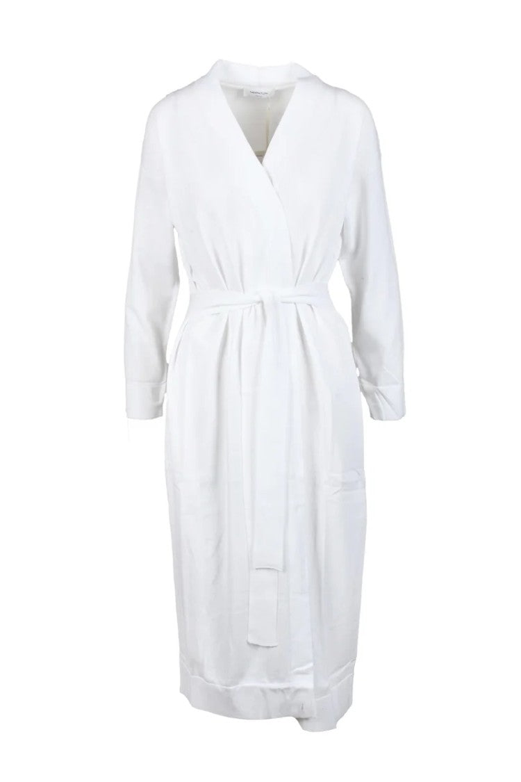 Fabiana Filippi Long Cardigan Cotton - White