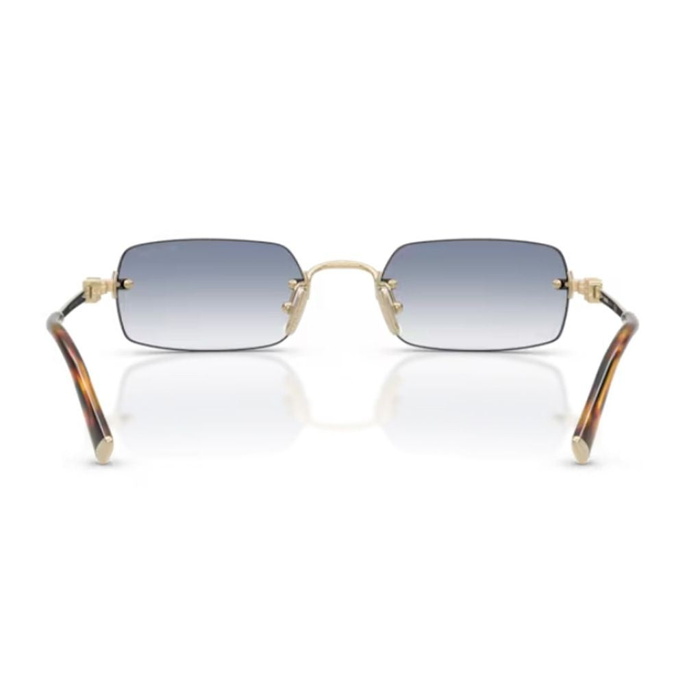 Miu Miu 0Mu B50s Rimless Gradient Blue Sunglasses
