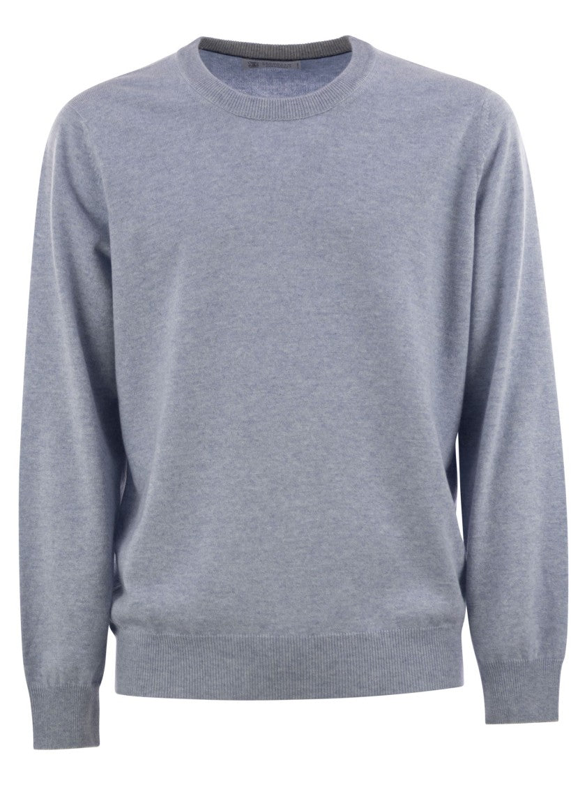 Brunello Cucinelli Pure Cashmere Crew-Neck Sweater