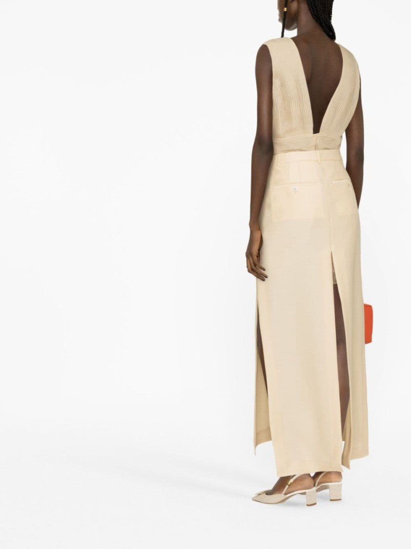 Lanvin Ankle-Length A-Line Maxi Skirt