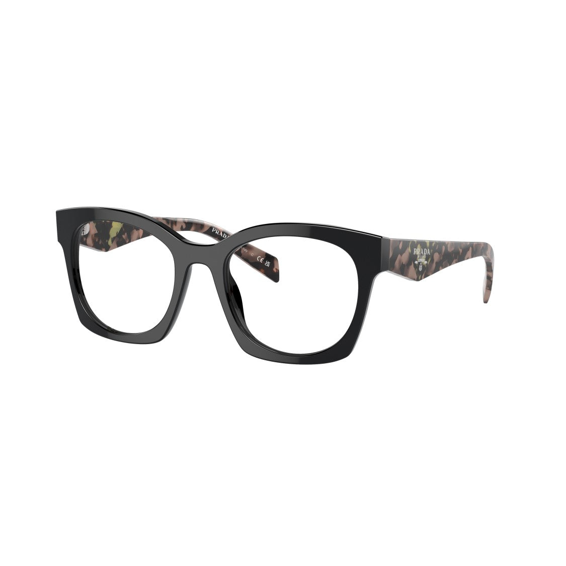 Prada 0Pr A05v Square Black Acetate Sunglasses