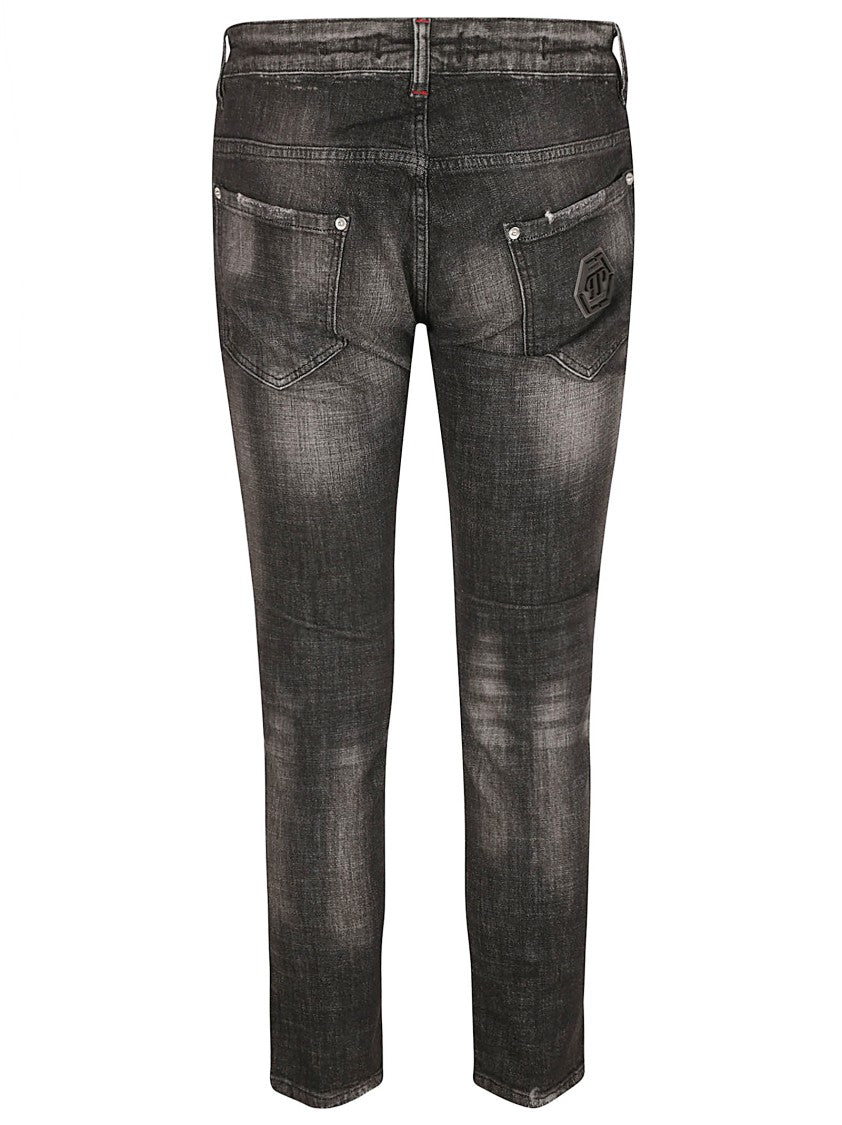Philipp Plein Slim-Fit Black Jeans