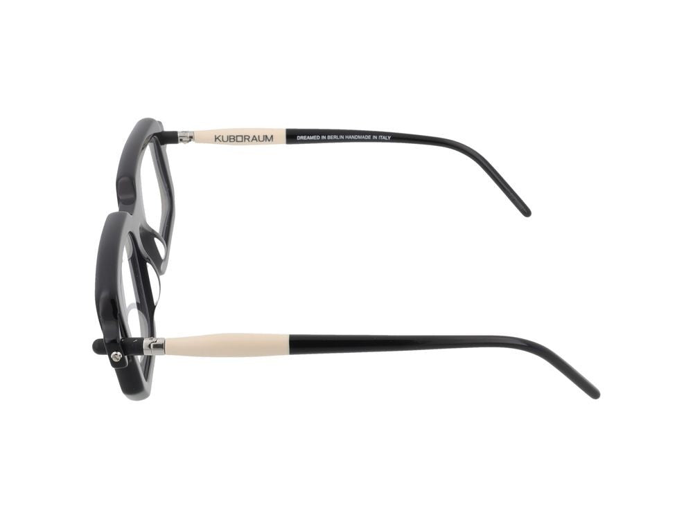 Kuboraum Geometric Rectangular Titanium Temple Optical Glasses