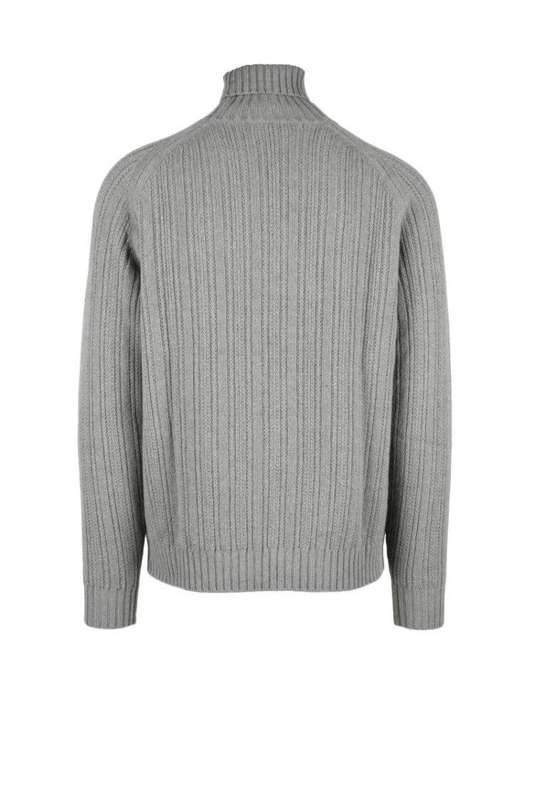 Original Vintage Style Grey Mohair Cashmere Sweater