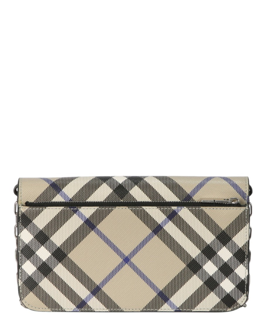 Burberry Ls Checkered Bi-Fold Wallet