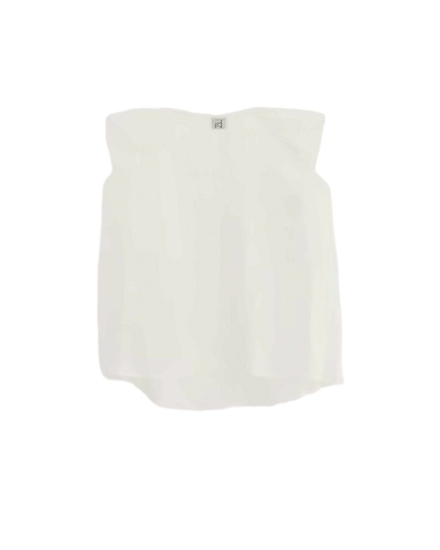 Baserange Linen-Cotton Blend Sleeveless Top