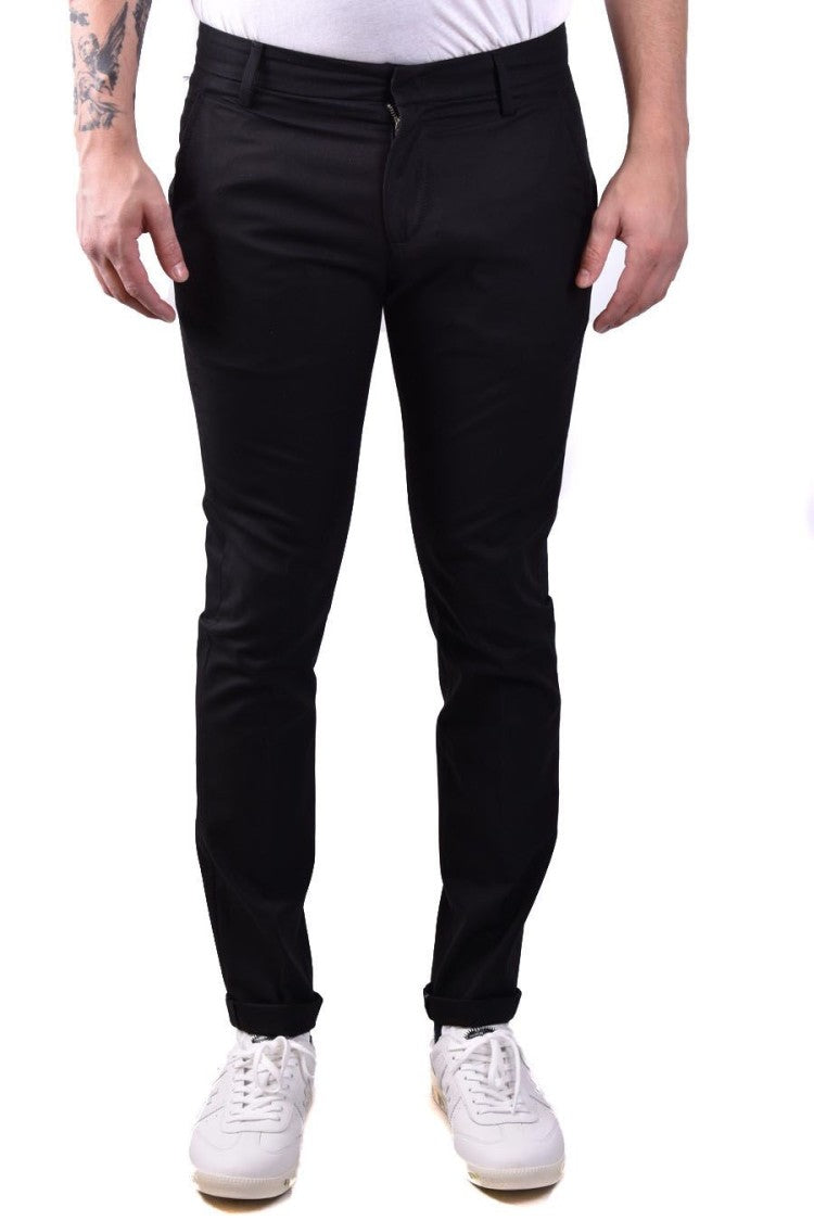 Dondup Black Cotton Pants