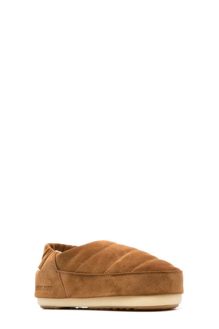 Moon Boot Cognac Leather Sandals