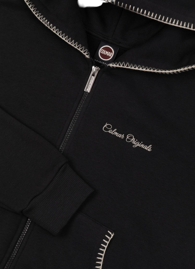 Colmar Originals Oversized Hooded Sweatshirt With Zip Closure