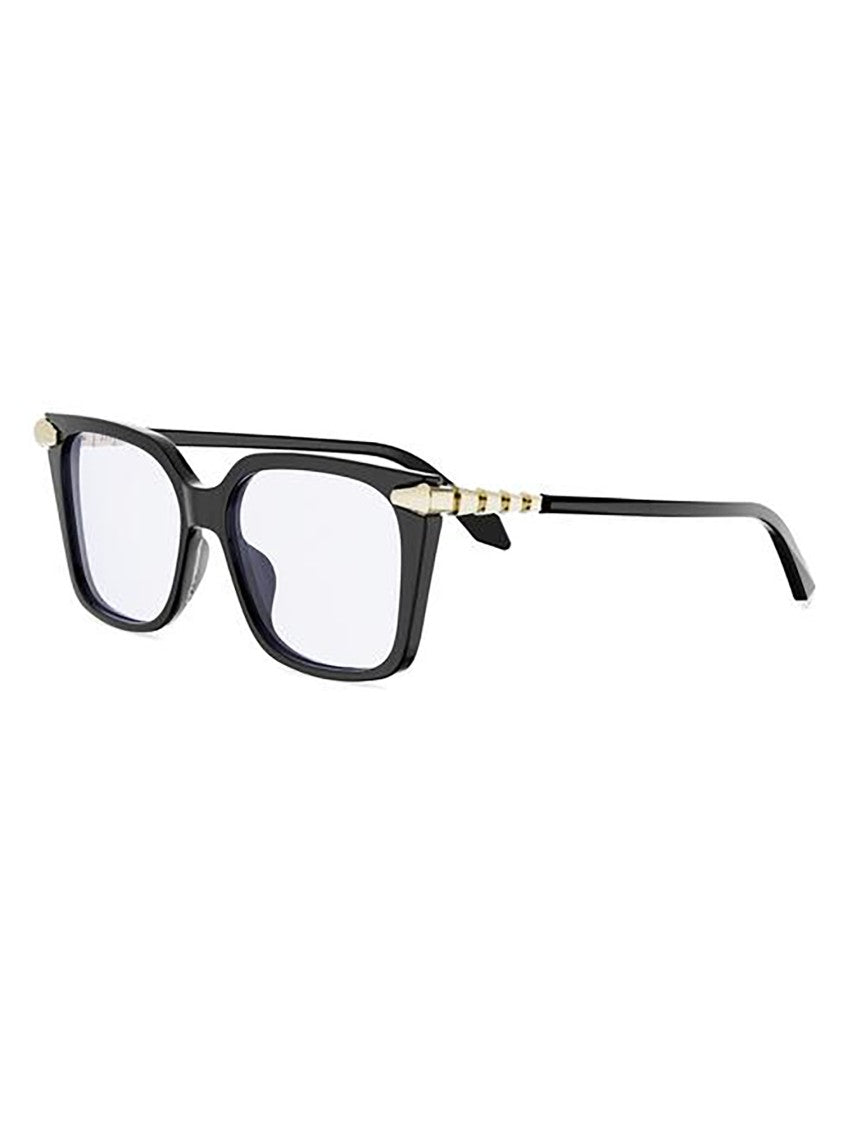 Bulgari Black Bv50061i Rectangular Gold Frames