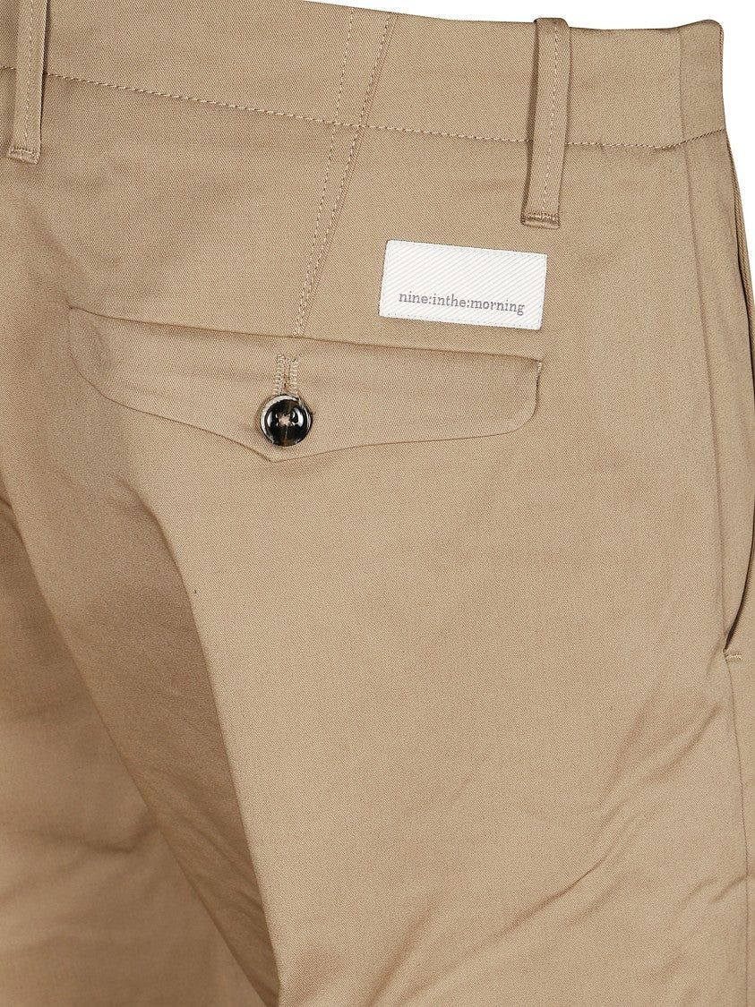 Nine In The Morning Dove Grey Fold 2 Chino Pants