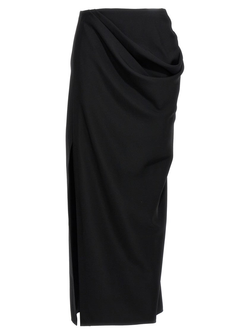 Mcqueen 'Slashed Drape' Skirt