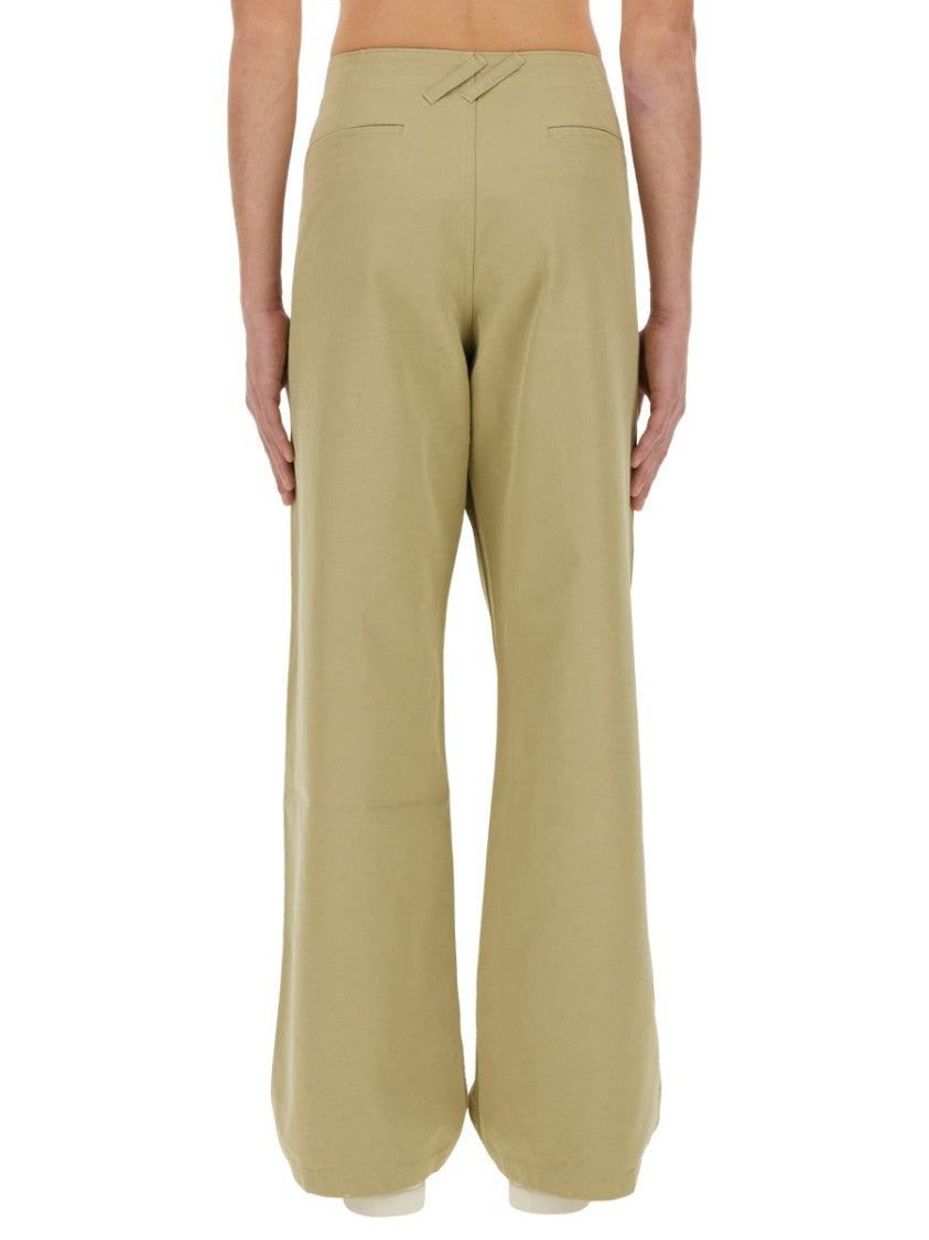 Burberry High-Waisted Straight Leg Pants