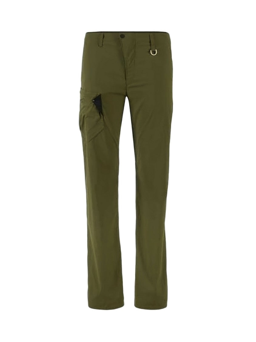 Klattermusen Streamlined Green Straight-Leg Pants With Functional Details