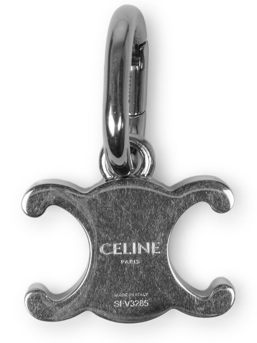Celine Triomphe Symmetrical Brass Charm