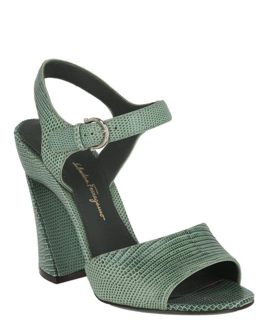 Ferragamo Aede Leather Sandals