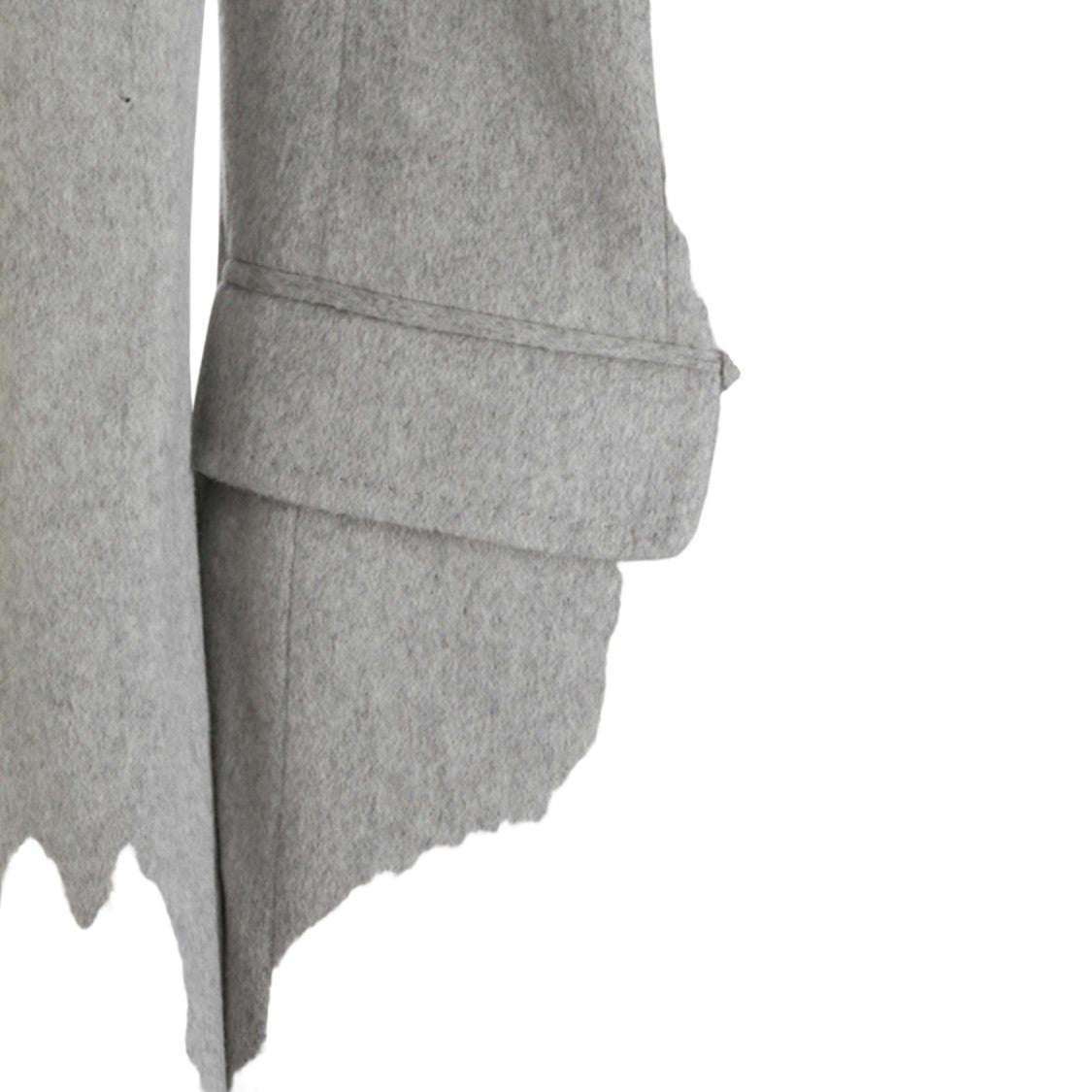 Tagliatore Tailored Grey Coat With Notch Lapel