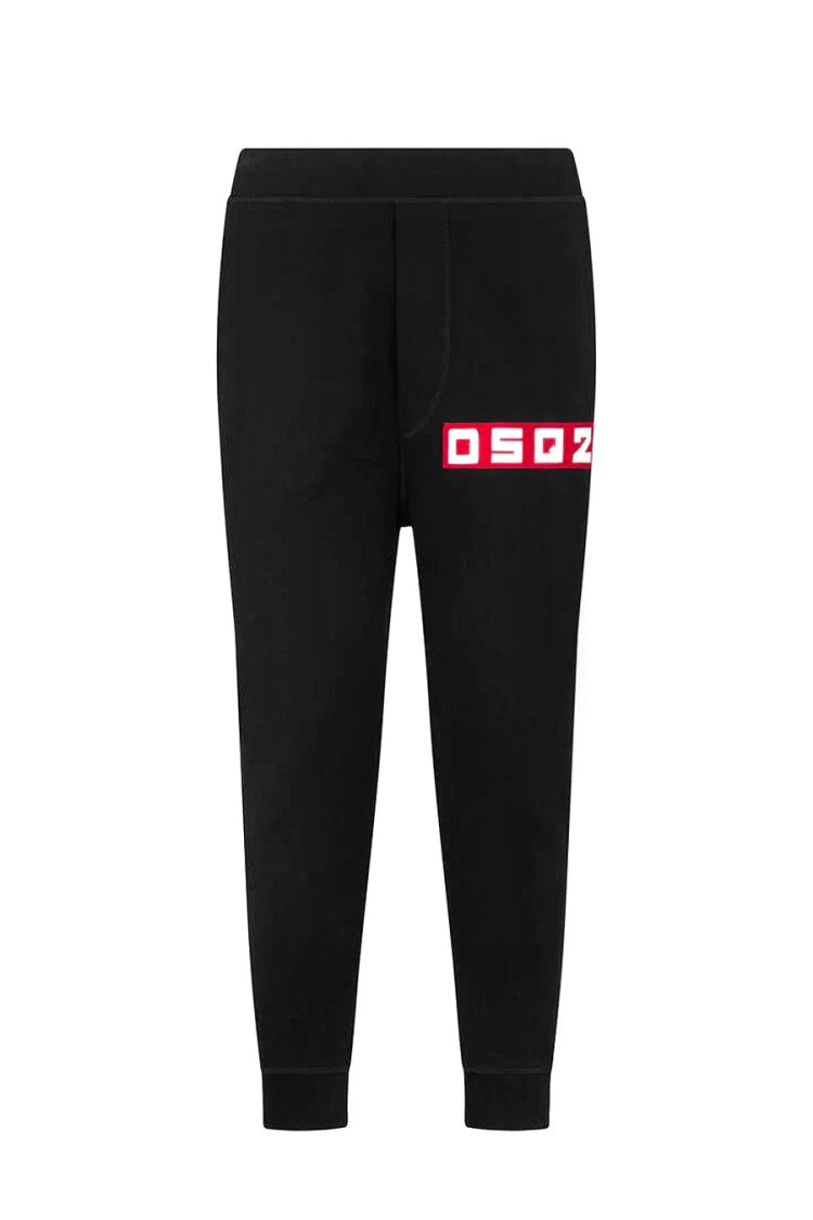 Dsquared2 Black Cotton Sweatpants
