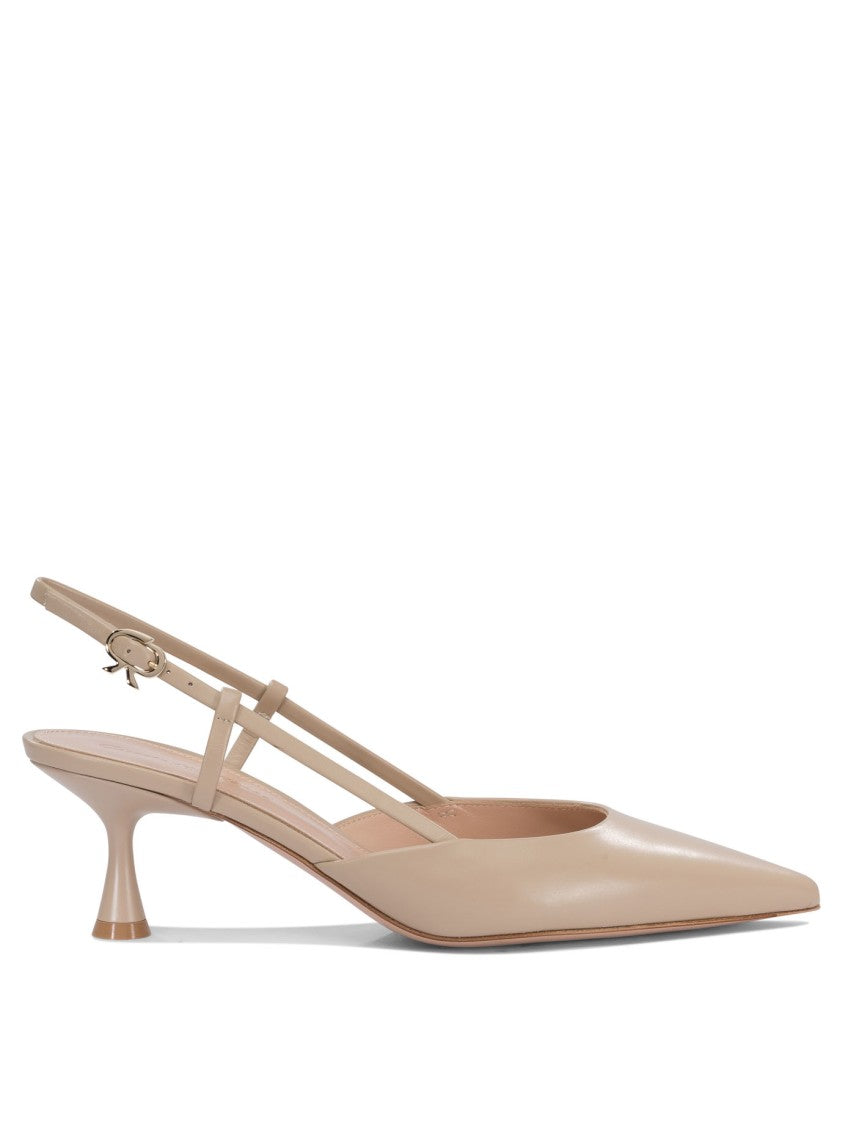 Gianvito Rossi Pointed Toe Slingback Pumps