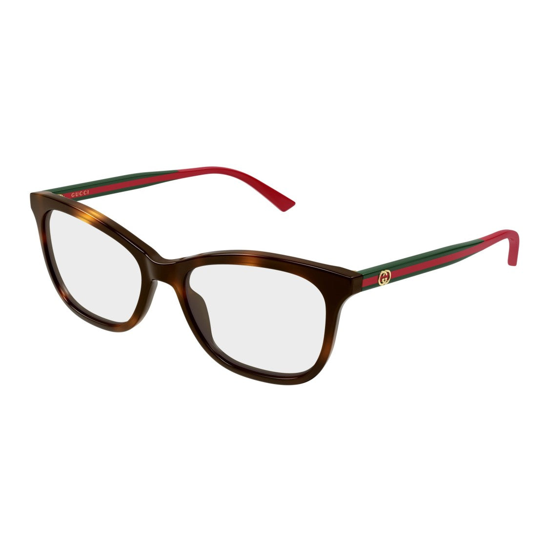 Gucci Gg2117o Tortoiseshell Square Frame Eyeglasses