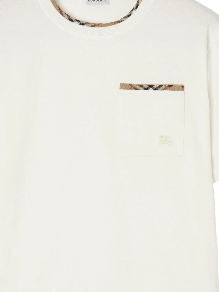 Burberry Black Cotton Logo T-Shirt