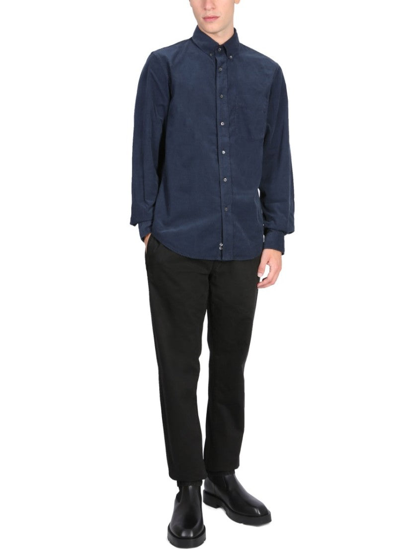 Aspesi Straight-Leg Chinos With Zipper