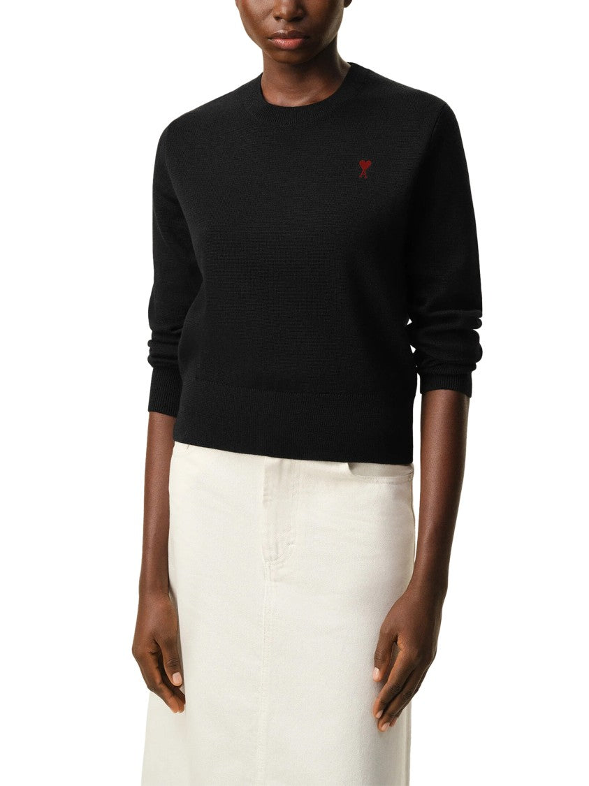 Ami Paris Quota Ami De Coeur Crewneck Sweater