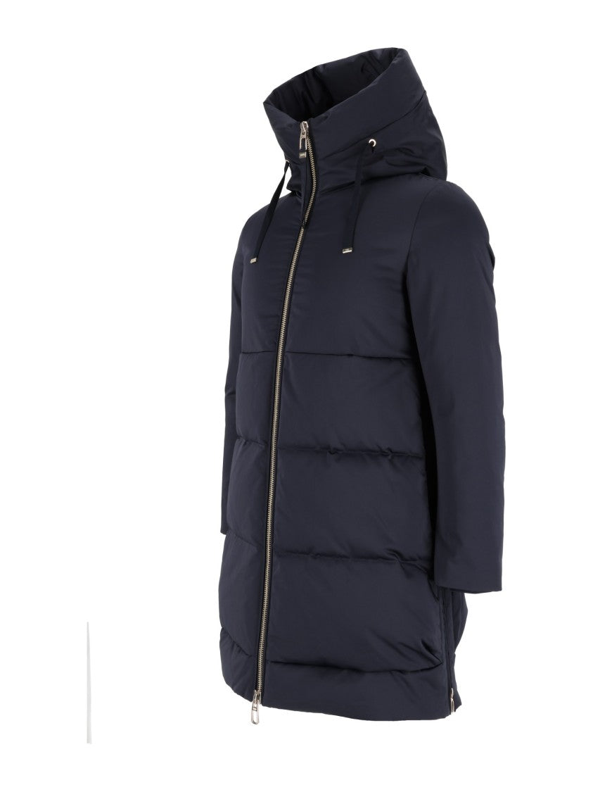 Duno Padded Down Jacket With High Collar And Quilted Design