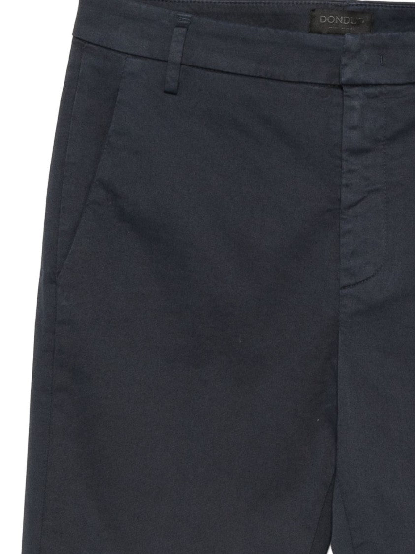 Dondup Blue Logo Detail Jeans