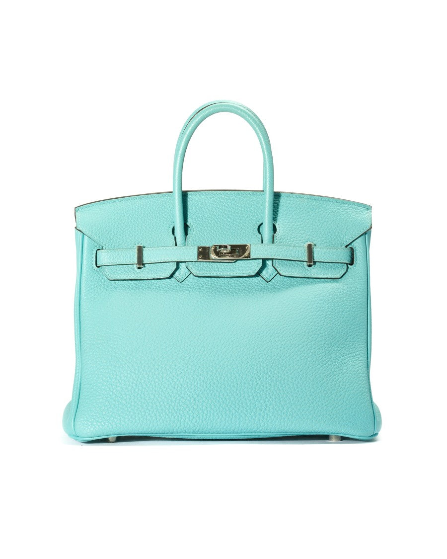 Hermès Sac Birkin 25 Togo Blue Atoll