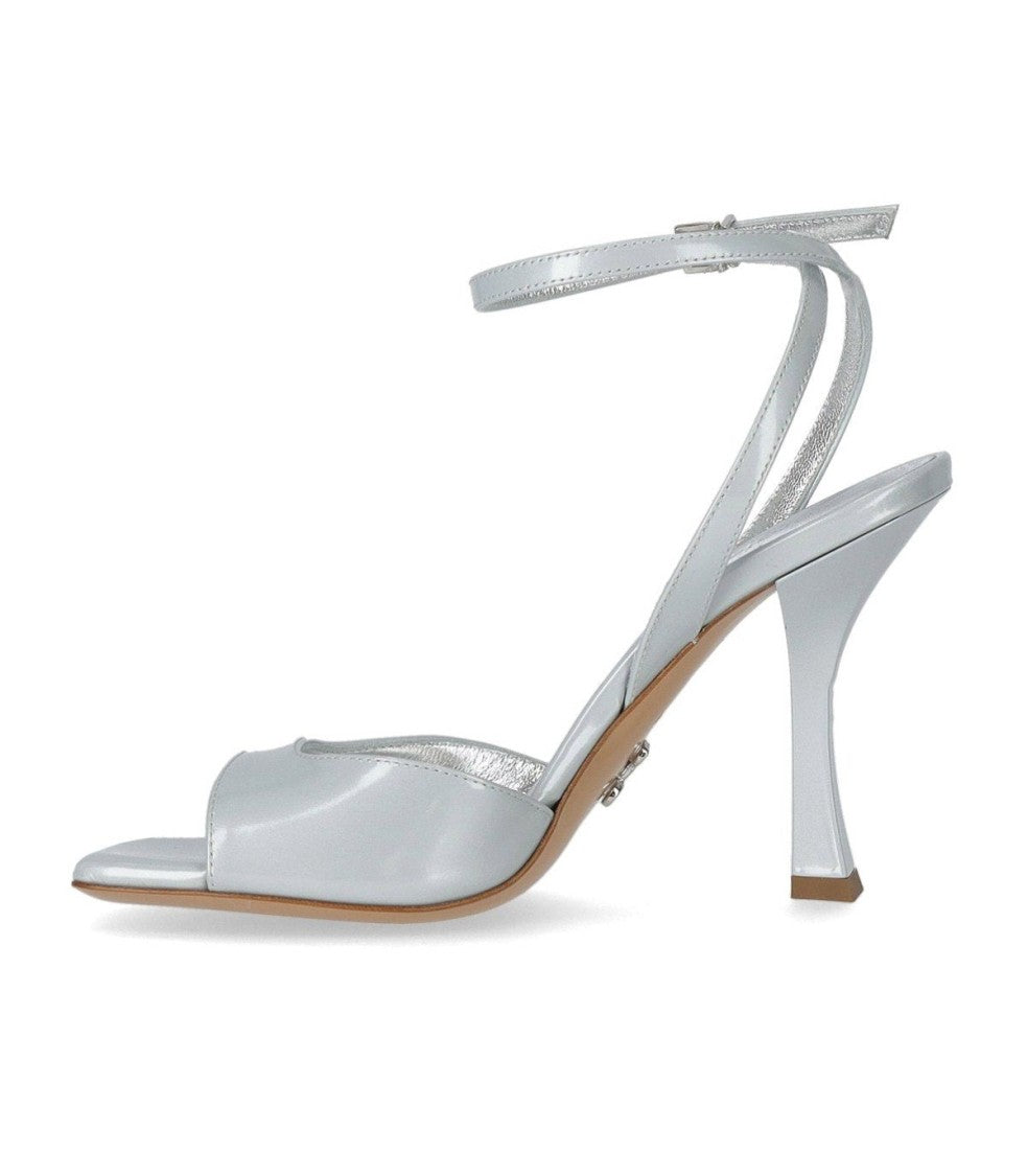 Sergio Levantesi Tania Pearl Grey Heeled Sandal
