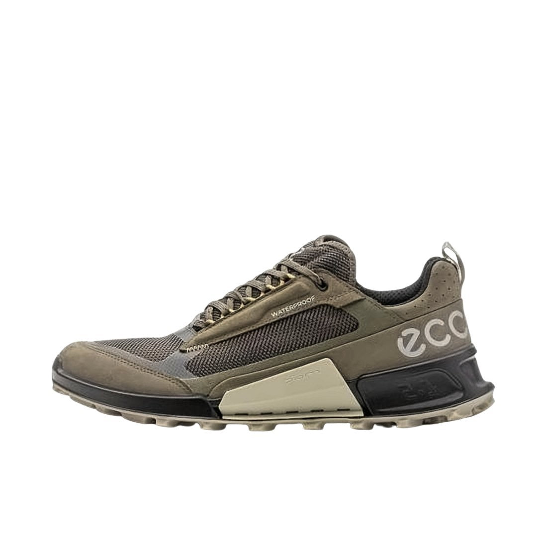 Ecco Rugged Nubuck Sneakers With Textured Grip Sole