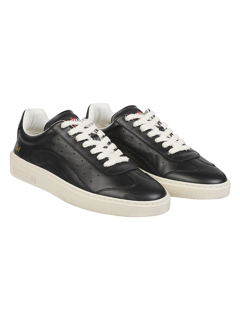 Dsquared2 Riders Lace-Up Calf Leather Sneakers
