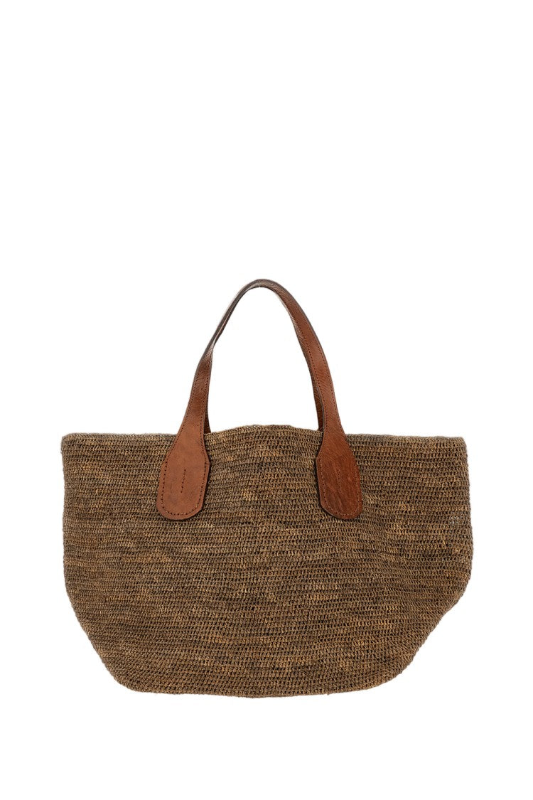 Ibeliv Brown Tokyo Ii Raffia Bag