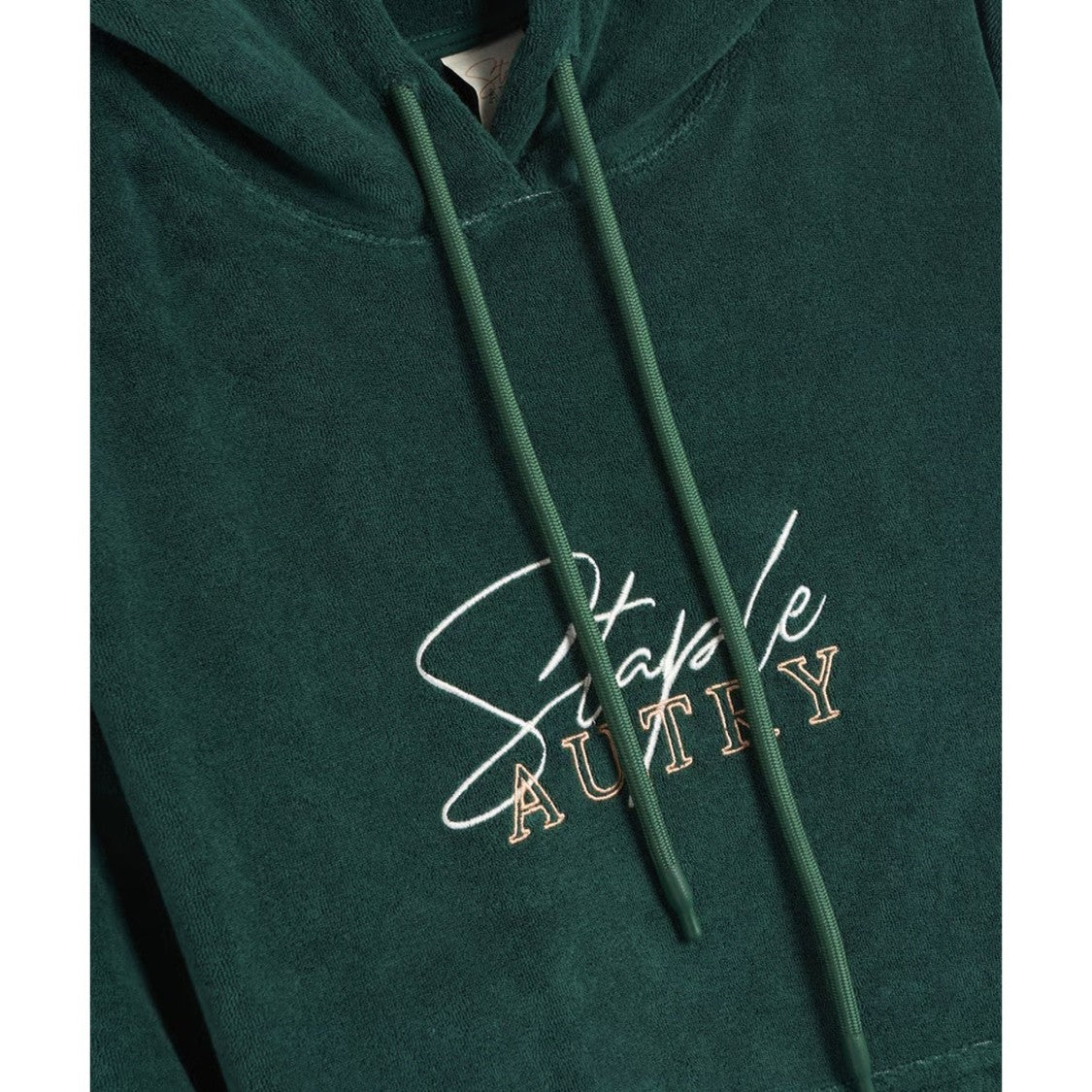 Autry Chenille Hoodie With Embroidered Logo And Adjustable Hood