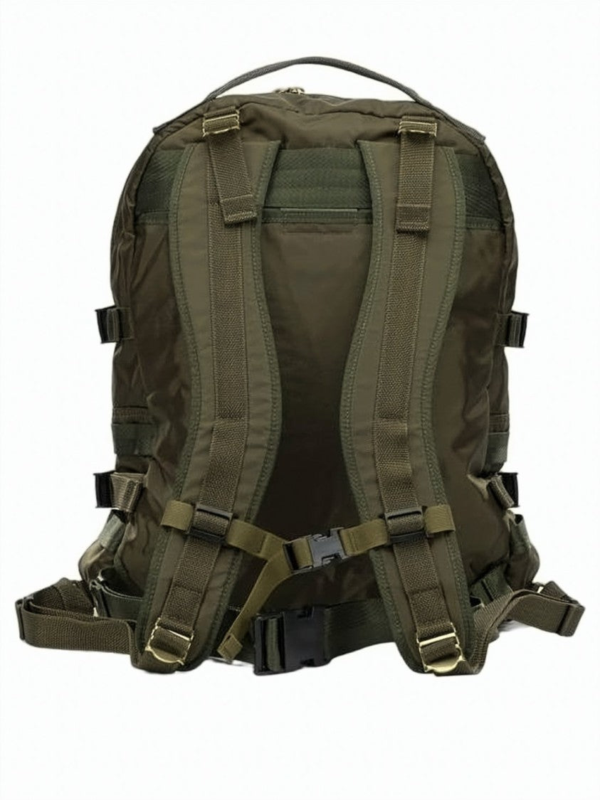 Porter Durable Olive Green Nylon Daypack With Spacious Design