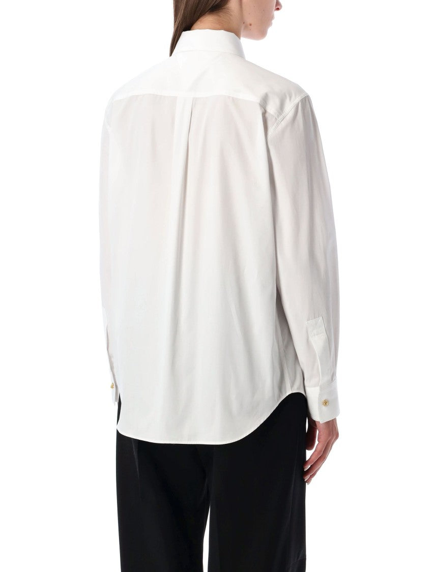 Bottega Veneta White Cotton Poplin Shirt
