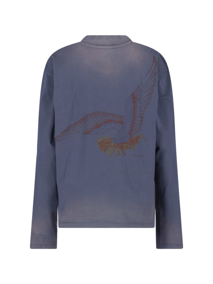 Our Legacy Multicolor Big Morphed Phoenix Graphic Cotton T-Shirt