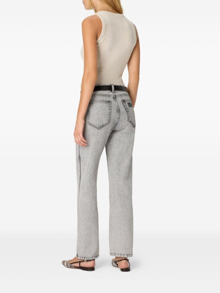 Missoni Mid-Rise Straight-Leg Jeans With Five-Pocket Design