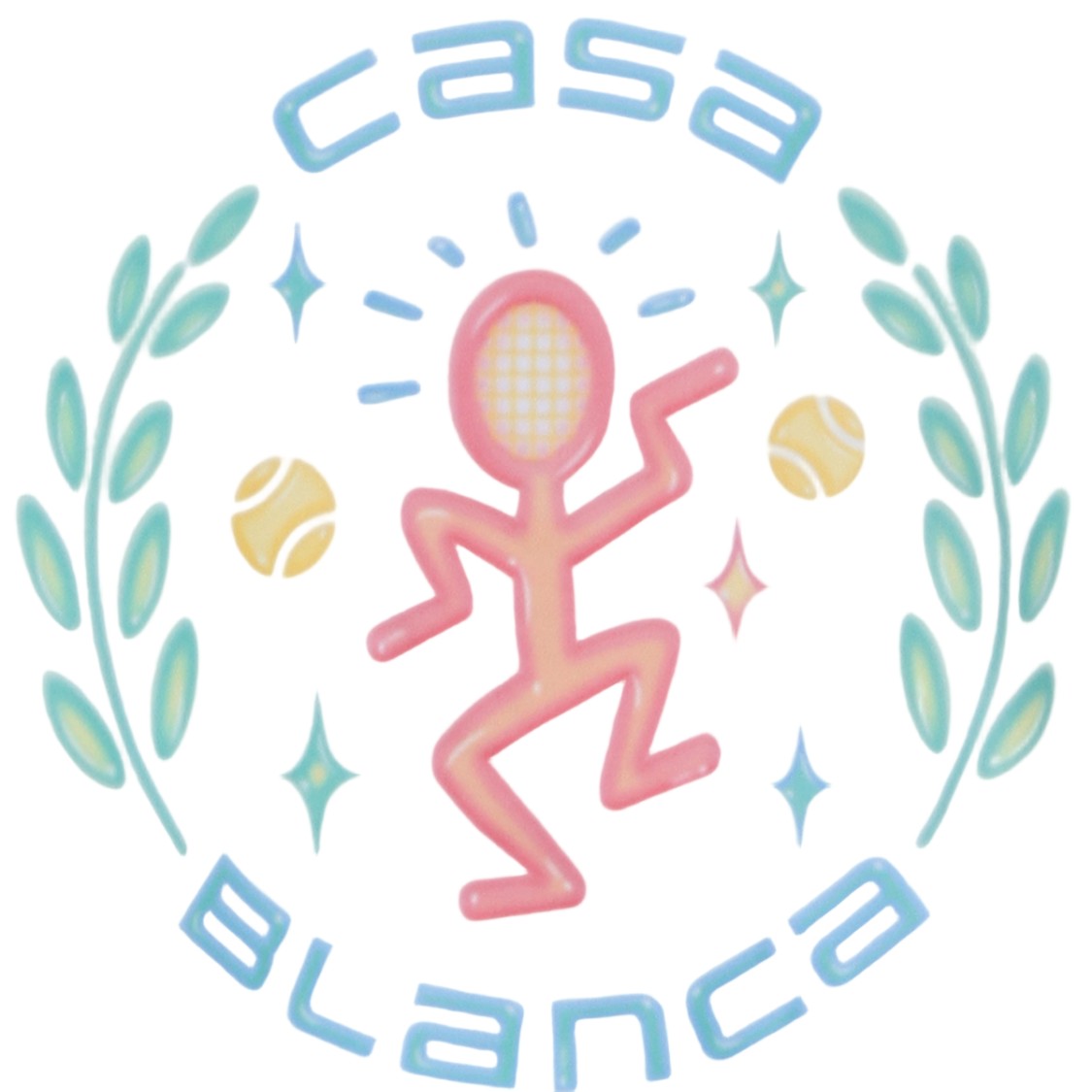 Casablanca Graphic Short-Sleeve T-Shirt With Casa Blanca Motif