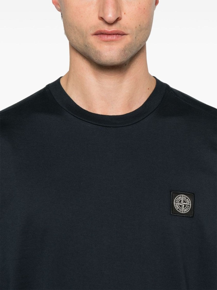 Stone Island Long-Sleeved Cotton Jersey T-Shirt
