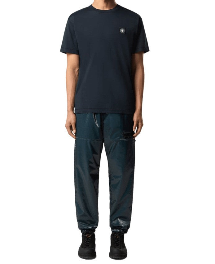 Stone Slim Fit Cotton Jersey T-Shirt With Compass Logo