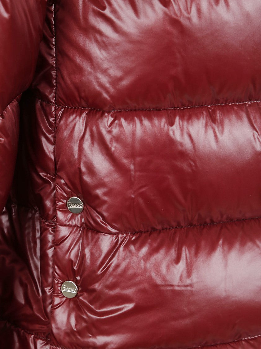 Herno Padded Cape In Iconic Ultralight Nylon