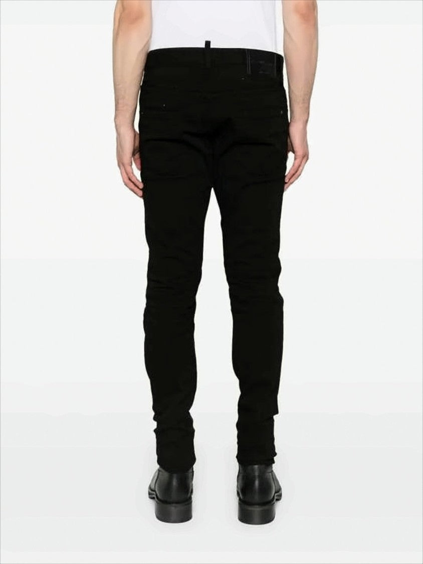 Dsquared2 Slim-Fit Black Denim Pants