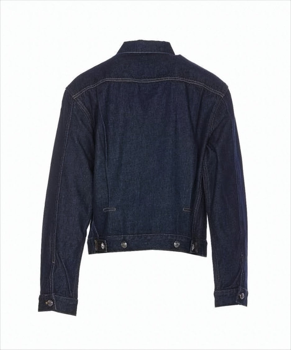 Vivienne Westwood Structured Denim Jacket With Contrast Stitching