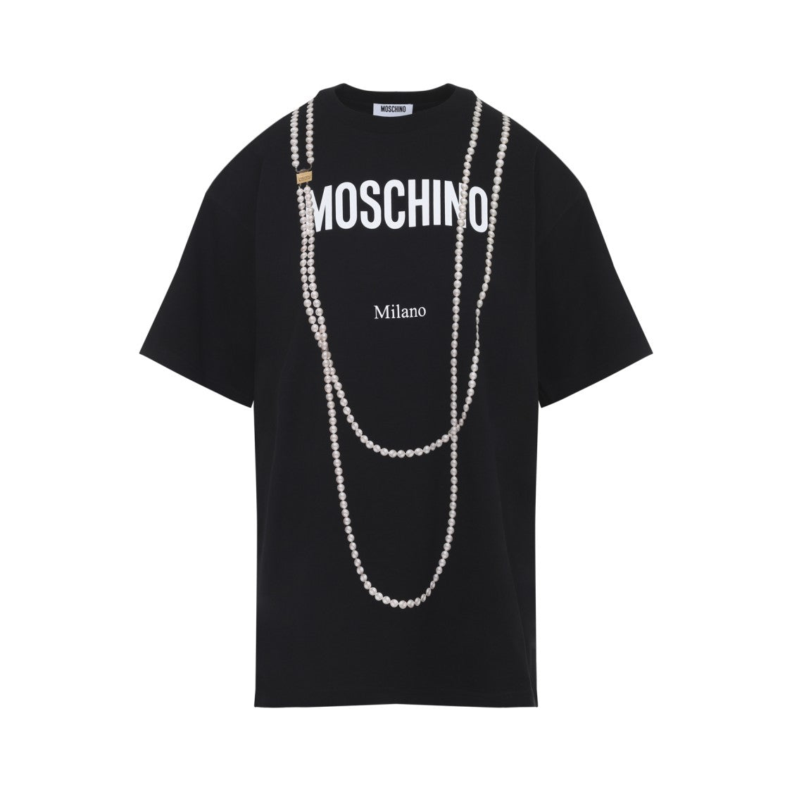 Moschino Graphic Black T-Shirt With Bold Logo