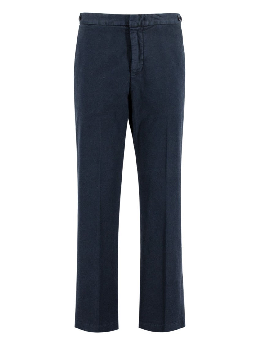 Aspesi Navy Cotton Trousers