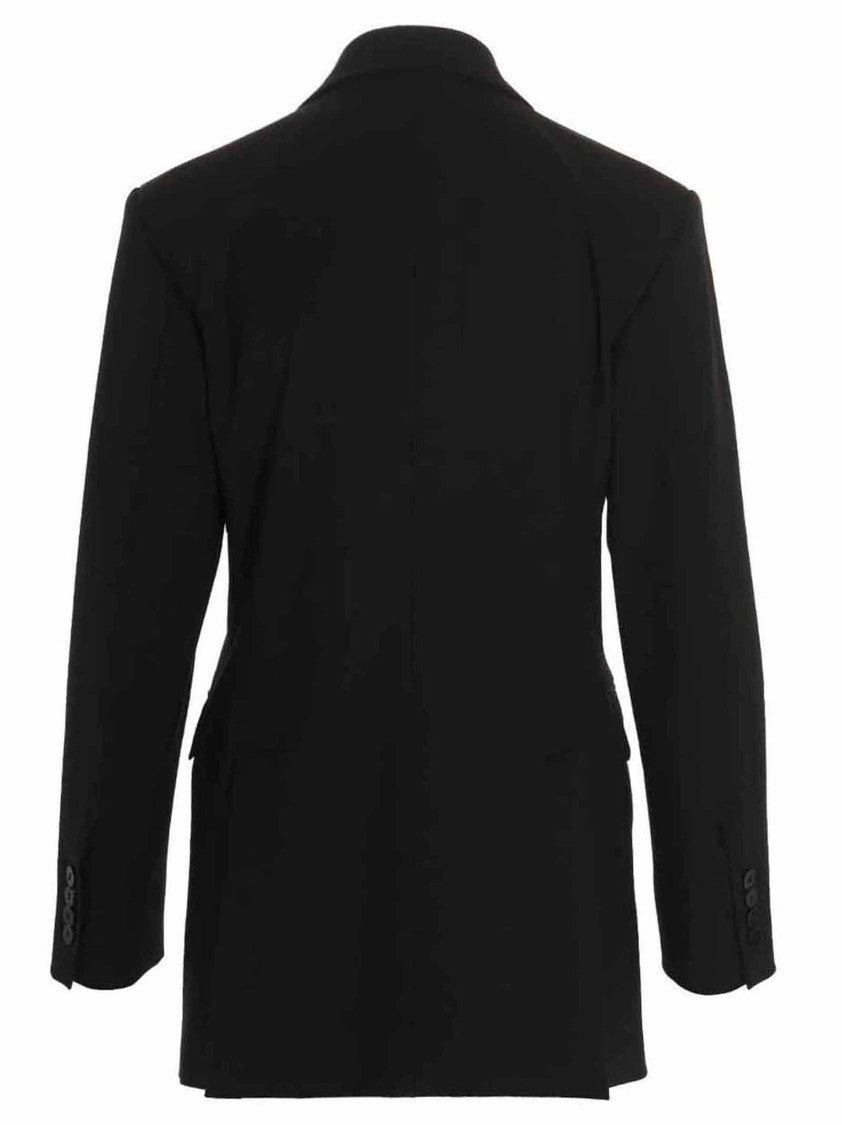Alberto Biani Wool Double Breast Blazer Jacket