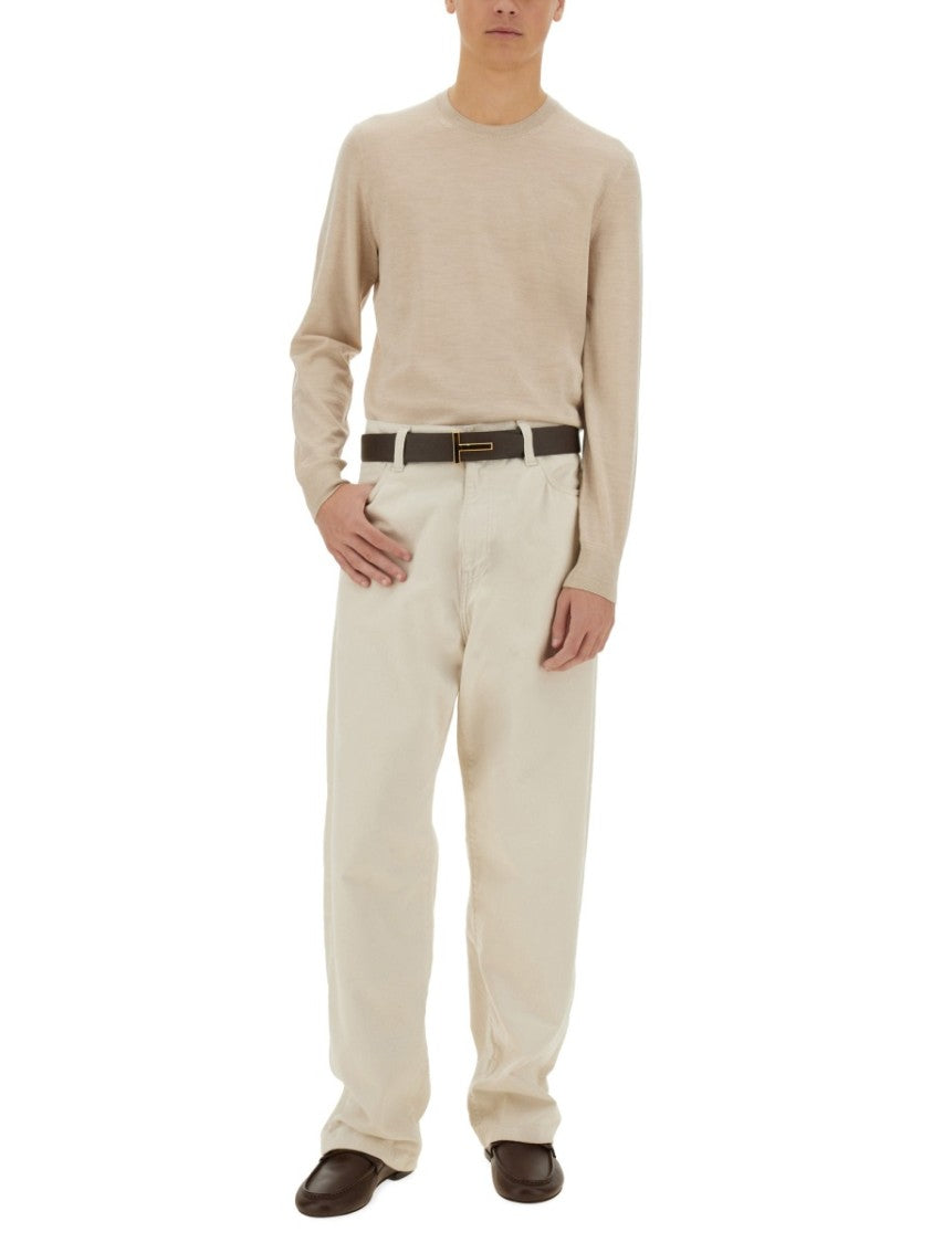 Tom Ford Relaxed-Fit Wool Jersey Sweater